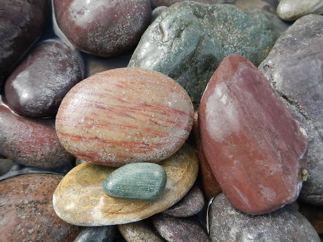 colorful river rocks blackfoot river montana