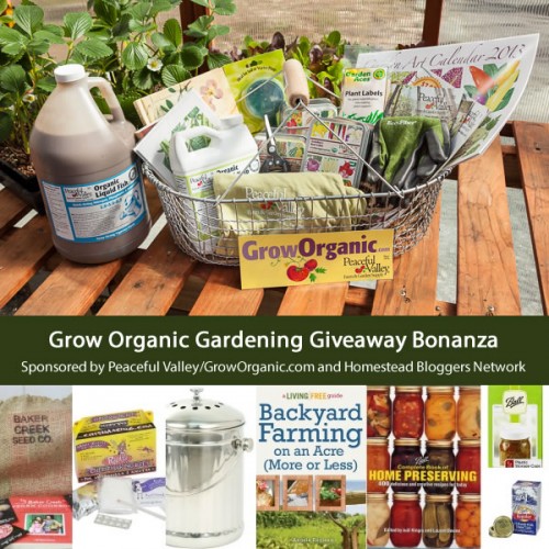 Grow Organic Gardening Giveaway Bonanza