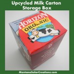 Upcycled Milk Carton Storage Box Tutorial