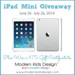 Ipad Mini and Modern Kids Designs $75 Gift Card Giveaway