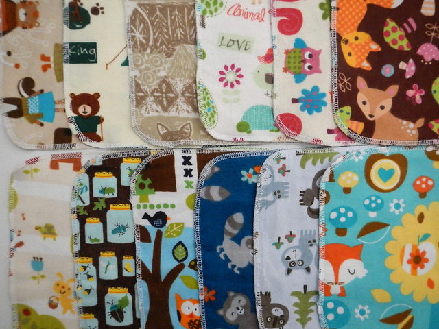 reusable cloth napkins for boys girls gender neutral school lunch nature print